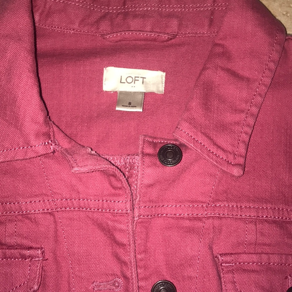 Loft Jean Jacket Size Small - Picture 2 of 3